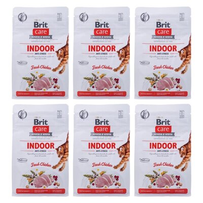 Karma dla kota BRIT CARE Cat Grain-Free Indoor Kurczak 6 x 400 g