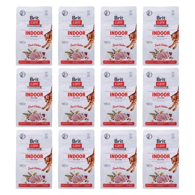 Karma dla kota BRIT CARE Cat Grain-Free Indoor Kurczak 12 x 400 g