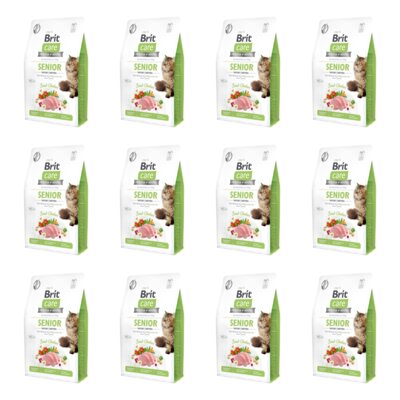 Karma dla kota BRIT CARE Senior Weight Control Świeży Kurczak 12 x 2 kg