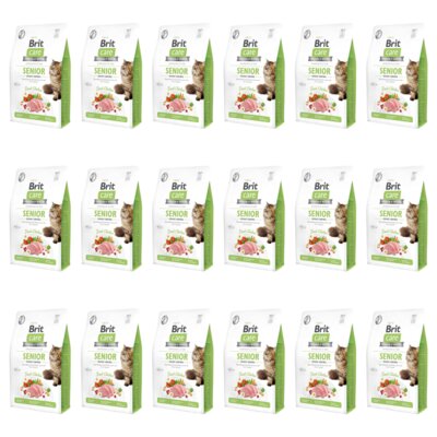 Karma dla kota BRIT CARE Senior Weight Control Świeży Kurczak 18 x 2 kg