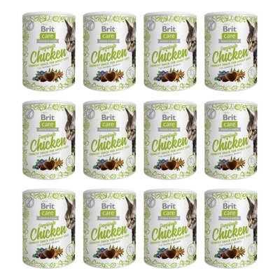 Przysmak dla kota BRIT CARE Cat Snack Superfruits Chicken 12 x 100 g