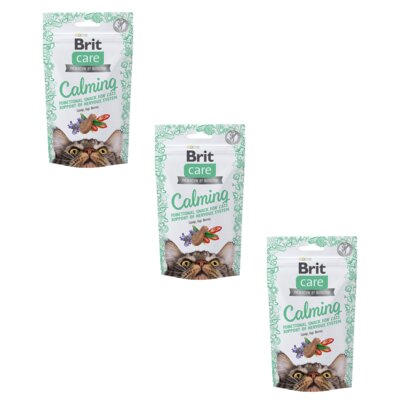 Przysmak dla kota BRIT CARE Snack Calming 3 x 50 g