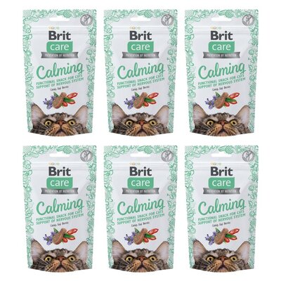 Przysmak dla kota BRIT CARE Snack Calming 6 x 50 g