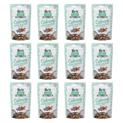Przysmak dla kota BRIT CARE Snack Calming 12 x 50 g