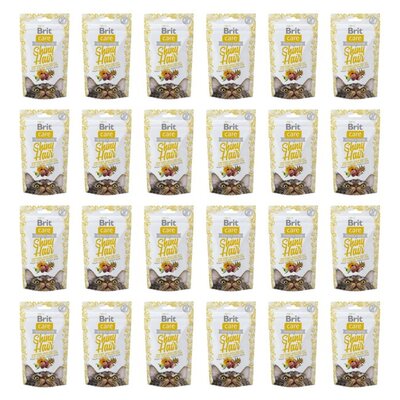 Przysmak dla kota BRIT CARE Snack Shiny Hair 24 x 50 g