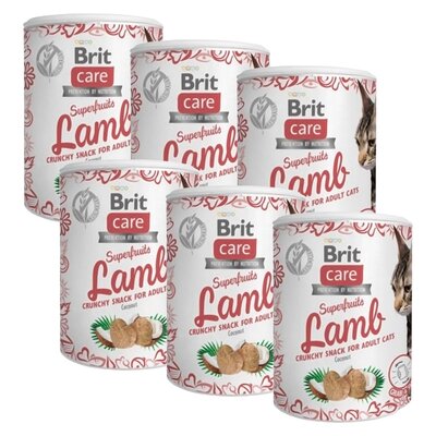 Przysmak dla kota BRIT CARE Cat Jagnięcina z kokosem 6 x 100 g