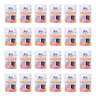 Przysmak dla psa BRIT Jerky Chicken with Insect Protein Bar 24 x 80 g