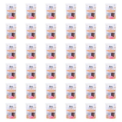 Przysmak dla psa BRIT Jerky Chicken with Insect Protein Bar 36 x 80 g