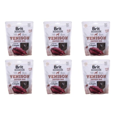 Przysmak dla psa BRIT Jerky Venison Protein Bar 6 x 200 g