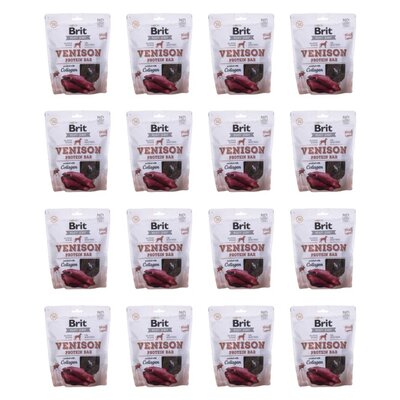 Przysmak dla psa BRIT Jerky Venison Protein Bar 16 x 200 g