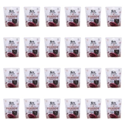 Przysmak dla psa BRIT Jerky Venison Protein Bar 24 x 200 g