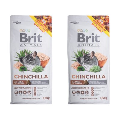 Karma dla gryzoni BRIT Animals Chinchilla Complete 2 x 1.5 kg