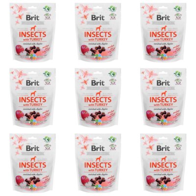 Przysmak dla psa BRIT Care Dog Insect&Turkey 9 x 200 g