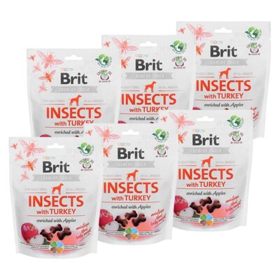 Przysmak dla psa BRIT Care Dog Insect&Turkey 6 x 200 g