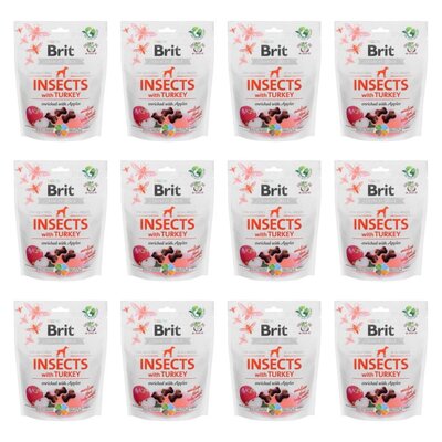 Przysmak dla psa BRIT Care Dog Insect&Turkey 12 x 200 g