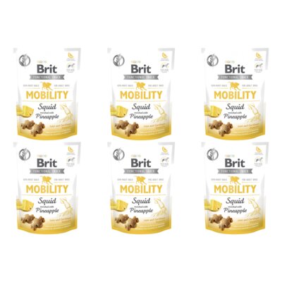 Przysmak dla psa BRIT CARE Dog Functional Snack Mobility Squid 6 x 150 g