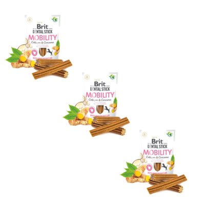 Przysmak dla psa BRIT Dental Stick Mobility Collagen&Curcuma 3 x 251 g