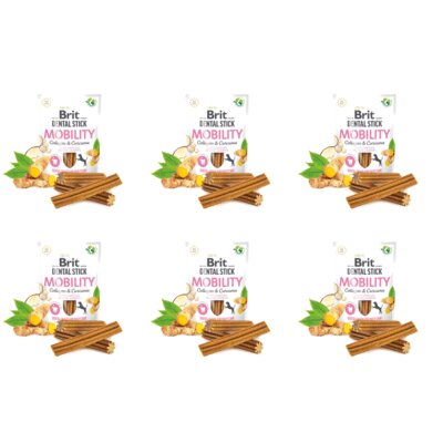 Przysmak dla psa BRIT Dental Stick Mobility Collagen&Curcuma 6 x 251 g