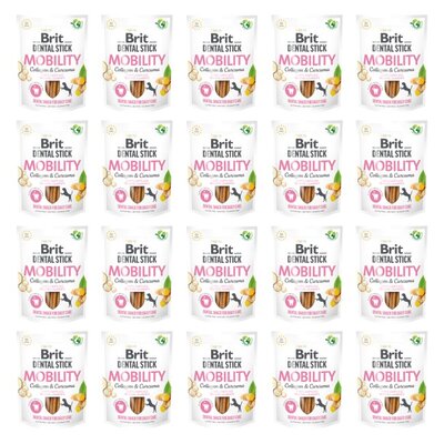 Przysmak dla psa BRIT Dental Stick Mobility Collagen&Curcuma 20 x 251 g