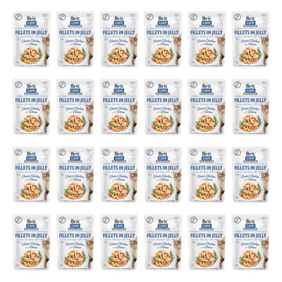 Karma dla kota BRIT Care Kurczak z serem 24 x 85 g