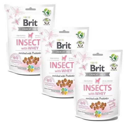 Przysmak dla psa BRIT CARE Dog Puppy Insects 3 x 200 g