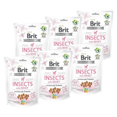 Przysmak dla psa BRIT CARE Dog Puppy Insects 6 x 200 g