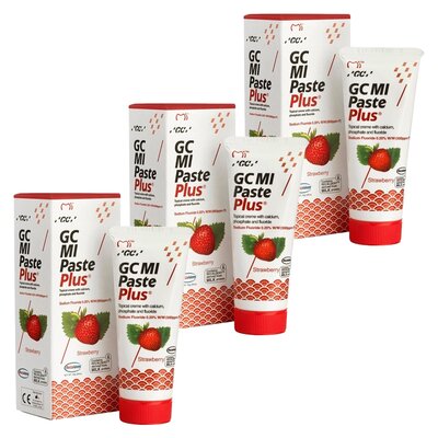 Pasta do zębów GC Mi Paste Plus Truskawka 35 ml 3 szt.