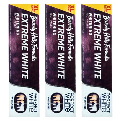 Pasta do zębów BEVERLY HILLS Perfect extreme white 100 ml 3 szt.