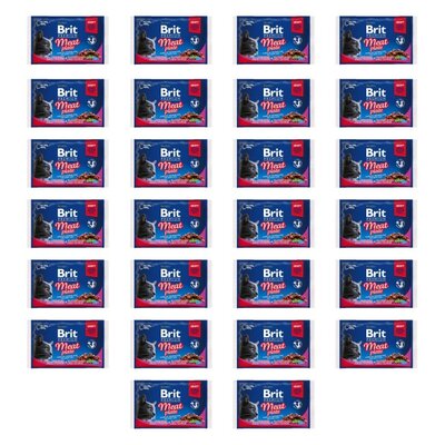 Karma dla kota BRIT Premium z mięsem 104 x 100 g