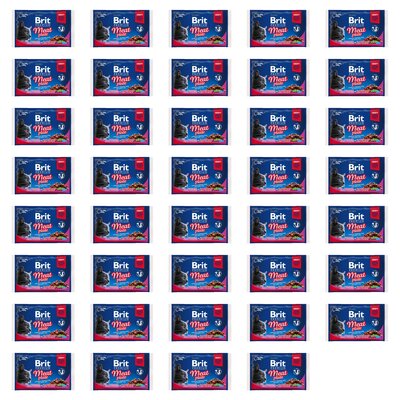 Karma dla kota BRIT Premium z mięsem 156 x 100 g