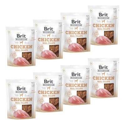 Przysmak dla psa BRIT Jerky Chicken Fillets 8 x 200 g