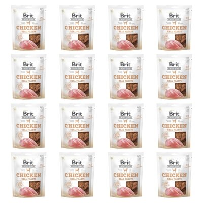 Przysmak dla psa BRIT Jerky Chicken Fillets 16 x 200 g