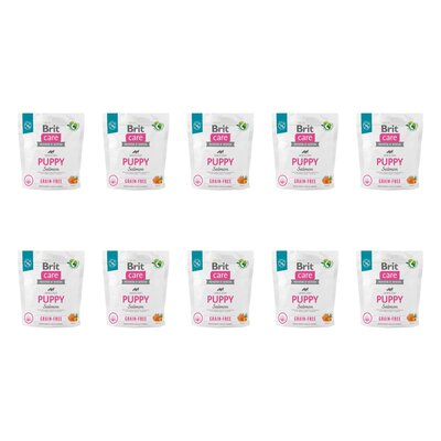 Karma dla psa BRIT Care Grain-Free Puppy Łosoś 10 x 1 kg