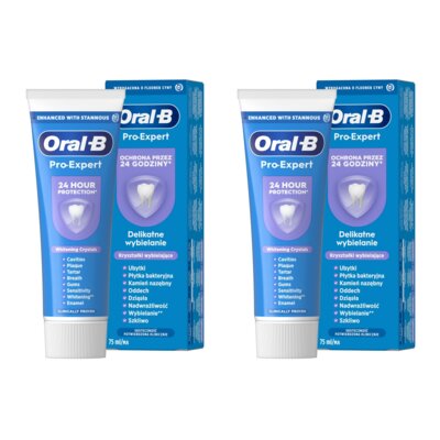 Pasta do zębów Oral-B Pro-Expert Healthy Whitening (Delikatne wybielanie) 75 ml 3 szt.