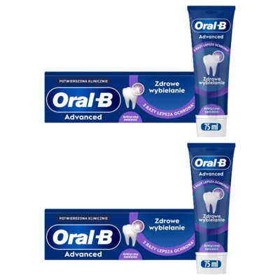 Pasta do zębów Oral-B Healthy Whitening Arctic Fresh (Zdrowe Wybielanie) 2 szt.