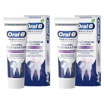 Pasta do zębów ORAL-B Professional Regenerate enamel gentle whitening 75 ml 2 szt.