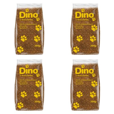 Karma dla psa DINO z Wołowiną 4 x 20 kg