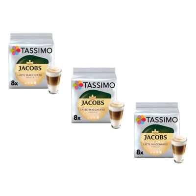 Kapsułki TASSIMO Jacobs Latte Macchiato Vanilla do ekspresu Bosch Tassimo (24 szt.)