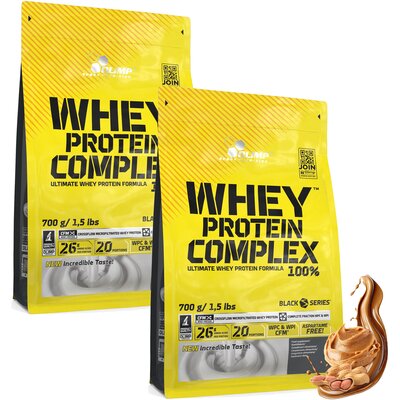 Odżywka białkowa OLIMP Whey Protein Complex 1 Masło orzechowe 2 x 700 g