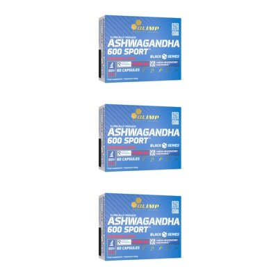 Adaptogen OLIMP Ashwagandha 600 Sport (3 x 60 kapsułek)
