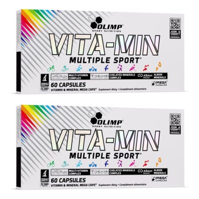 Kompleks witamin i minerałów OLIMP Vita-Min Multiple Sport Mega Caps (2 x 60 kapsułek)
