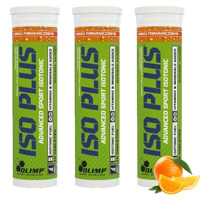 Izotonik OLIMP Iso Plus Pomarańczowy (30 tabletek)