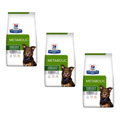 Karma dla psa HILL'S Prescription Diet Canine Metabolic Kurczak 3 x 12 kg
