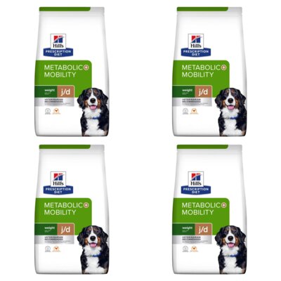 Karma dla psa HILL'S Prescription Diet Metabolic + Mobility Weight J/D Kurczak 4 x 4 kg