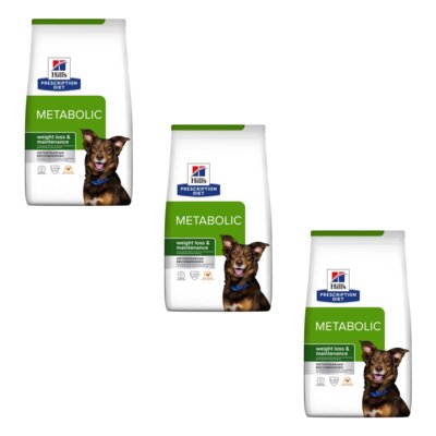 Karma dla psa HILL'S Prescription Diet Metabolic Kurczak 3 x 4 kg