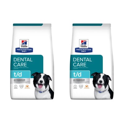 Karma dla psa HILL'S Prescription Diet Dental Care T/D Kurczak 2 x 4 kg