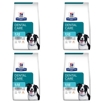 Karma dla psa HILL'S Prescription Diet Dental Care T/D Kurczak 4 x 4 kg