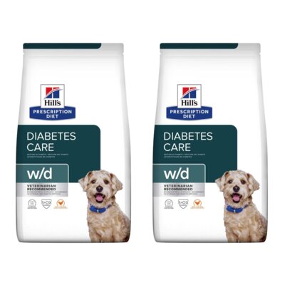 Karma dla psa HILL'S Prescription Diet Canine W/D Diabetes Care Kurczak 2 x 10 kg