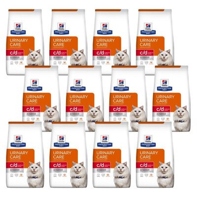 Karma dla kota HILL'S Prescription Diet Feline c/d Urinary Stress z Kurczakiem 12 x 1.5 kg