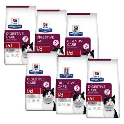Karma dla kota HILL'S Prescription Diet I/D Kurczak 6 x 1.5 kg